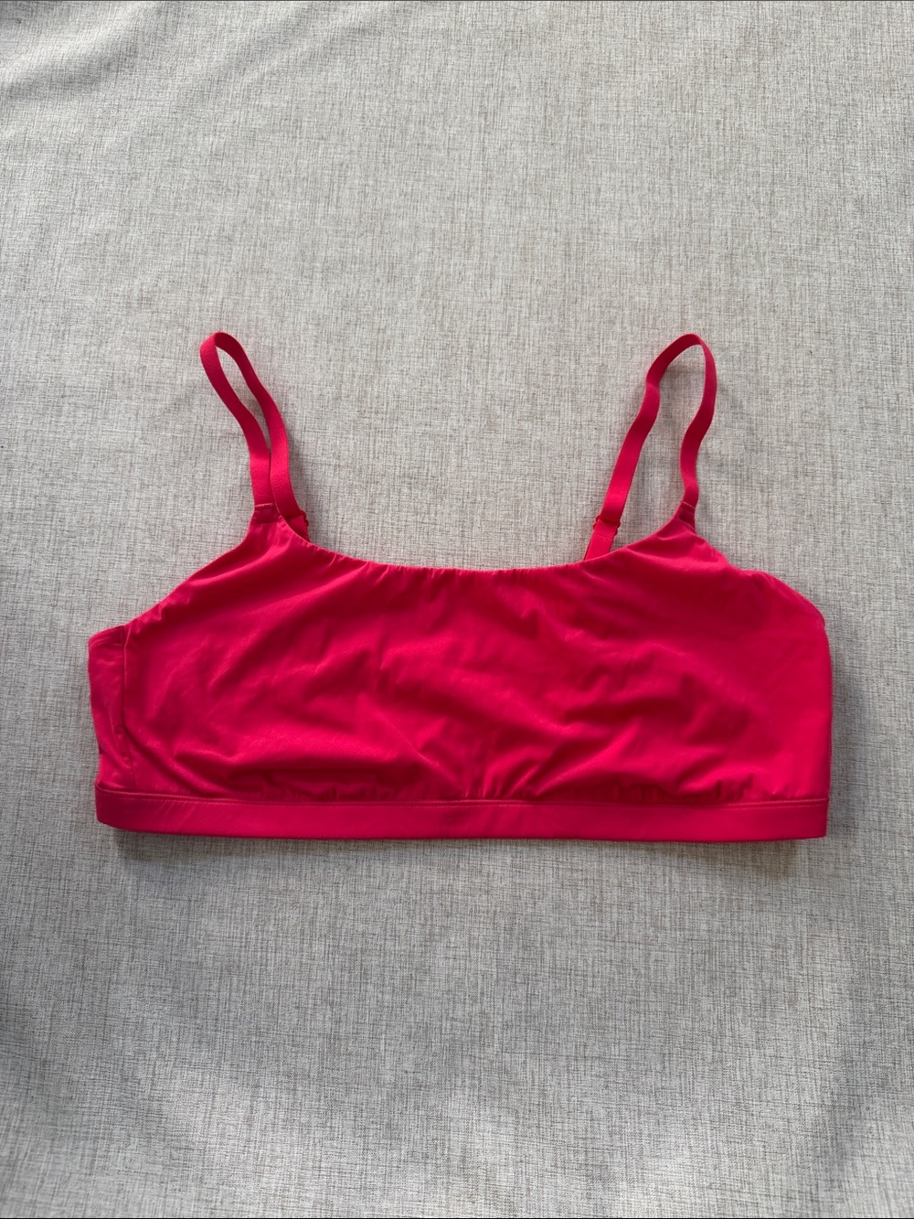 Inlyric Seamless Red Scoop Neck Bralette Size XL
